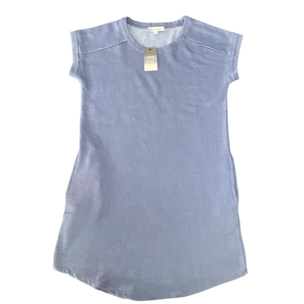 Hippie Rose Women’s Tee Shirt Dress Boho Washed Denim Size Large NWT - Picture 3 of 10